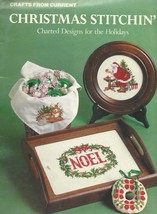 Christmas Stitchin Charted Designs for the Holidays Cross Stitch Patterns 1984 - £4.20 GBP