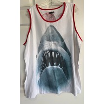 Universal Studios JAWS Graphic Print Tank Top Shark Double Sided Adult Size 3XL - £11.77 GBP