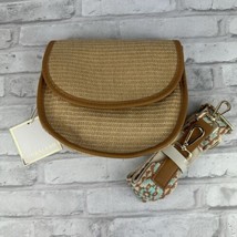 Shiraleah Romina Woven Natural Tote Handbag Cross Body Natural Color NWT - $28.44