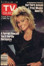 ORIGINAL Vintage Dec 31 1983 TV Guide No Label Farrah Fawcett - $14.84