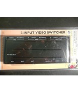 Philips SWV2030/17 3-WAY AV Selector 3-Input Video Switcher New - $138.97 MXN