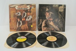 Kenny Rogers Lot of 2 Records Something&#39;s Burning &amp; Gideon 1980 Vinyl LP EX - £11.65 GBP