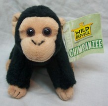 Wild Republic Nice Soft Chimpanzee 4&quot; Plush Stuffed Animal Toy New - £12.29 GBP