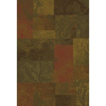 Oriental Weavers Hudson 036G1 5x8  Rectangle - Green/ Red-Polypropylene - £230.52 GBP