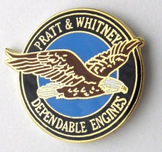 PRATT &amp; AND WHITNEY ENGINE ENGINES AIRCRAFT AVIATION LAPEL PIN BADGE 1 inch - $5.68