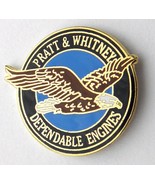 PRATT &amp; AND WHITNEY ENGINE ENGINES AIRCRAFT AVIATION LAPEL PIN BADGE 1 inch - $5.68