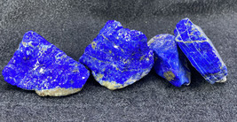 Lapis Lazuli Rough Raw Premium grade AAA cabs cutter gemstone crystals 373gm L9 - £76.91 GBP