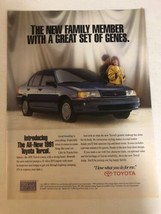 1991 Toyota Tercel Vintage Print Ad Advertisement PA2 - $7.91