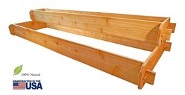 TIMBERLANE GARDENS Cedar Raised Garden Bed Kit Tiered Planter Patio Deck... - $132.66