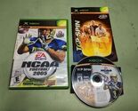 NCAA Football 2005 Top Spin Combo Microsoft XBox Complete in Box - $6.19