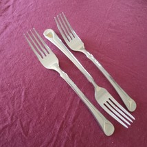 JA Henckels Zwilling PROVENCE 3 Dinner Forks 18/10 Frosted Handle Glossy Accent - £13.91 GBP
