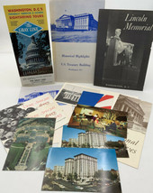 Washington DC Tourist Travel Brochures 1964 Vacation Souvenirs Lot Of 13 20-1925 - £8.33 GBP