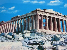 Vintage Athens Greece Postcard 52870 Pantheon  - £9.51 GBP