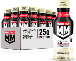 Muscle Milk Genuine Liquid Protein Shake, Vanilla Crème, 25G Protein, 14 Fl Oz B - $56.93