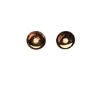 MAISON MARGIELA Womens Earrings MM6 Round Solid 950 Gold Size 1&quot; X 1&quot; S4... - £211.41 GBP