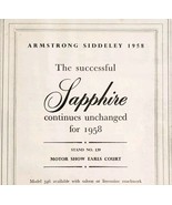 1957 Armstrong Siddeley Sapphire Import Advertisement Autocar London Sho... - $548.60 MXN