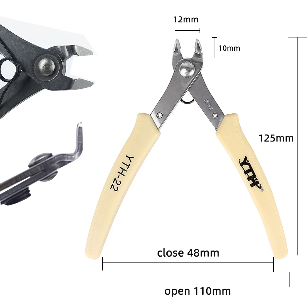 Oblique Mouth Industrial Electronic Cutting Pliers Stainless Steel Clamp Chinese - $214.02