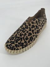 Ilse Jacobsen Slip On Sneaker Sz 41 Brown Leopard Print Leather Perforat... - £38.45 GBP