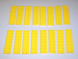 18 Used LEGO 2 x 8 Yellow Plates 3034 - $9.95