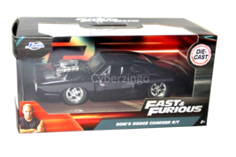 Fast &amp; Furious Dom&#39;s Dodge Charger R/T Jada 1:32 Diecast Model Car New In Box - £18.33 GBP
