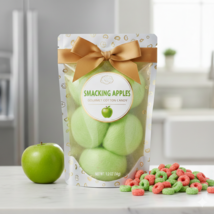 Smacking Apples Gourmet Cotton Candy – Tart &amp; Crisp Green Apple Spun Sug... - $15.99