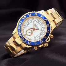 Mechanical Watch Labor Yacht Ii Gold Steel Strip Automatic Mechanical Wa... - $82.50