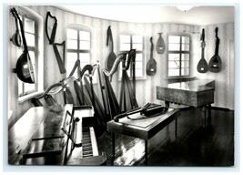 Musical Instrument Museum Markneukirchen Germany RPPC Postcard - $5.95