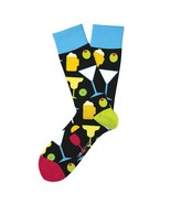 Happy Hour Fun Novelty Socks Two Left Feet Size Dress SOX Casual Beer Coctail - $10.39