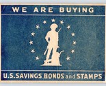 Original 1940s WWII &quot;Buy War Bonds&quot; Victory Window Stickers Decal 6&quot; x 4... - £17.34 GBP