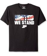 NWT NCAA Purdue Boilermakers Men&#39;s Medium Black &quot;United We Stand&quot; Tee Shirt - $18.76