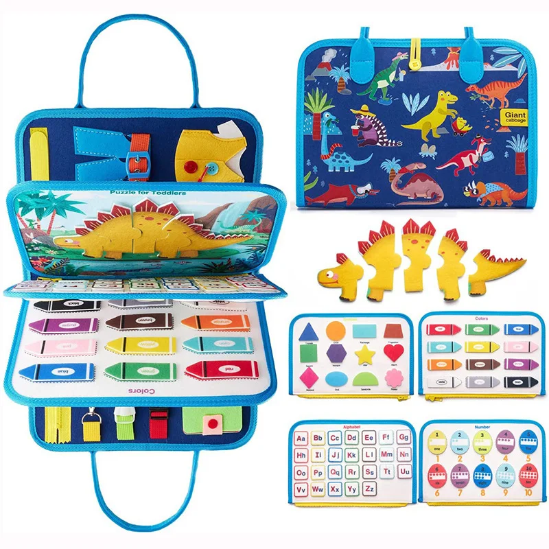 Toddler Busy Board Sensory Toys Travel Activities Montessori Education Toys For - £11.34 GBP+