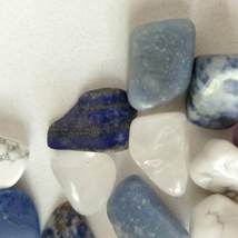 Semi-Precious Stones for Jewelry Crafts, Blue Purple Clear Gemstones, Quartz image 7