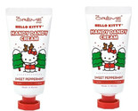 Lot of 2 The Creme Shop Hello Kitty Handy Dandy Cream Sweet Peppermint 1... - $19.50