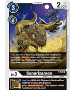 Digimon - Great Legend - BT4 - P-033  COMMON Promo - Sunarizamon - $14.85