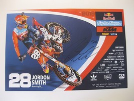 Jordan Smith supercross motocross signed autographed 12x18 Poster COA.. - £77.86 GBP