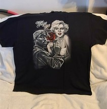 Marilyn Monroe Tupac Shakur 2PAC Rapper Rose Never Forget You T-SHIRT - £10.10 GBP
