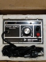 Vintage GrayMark 803 Model Train Power Supply Solid State Untested NOS - £23.46 GBP