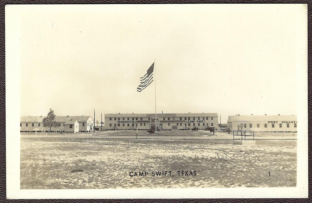 Camp Swift, Bastrop, TX RPPC 1940s - Official Buildings Real Photo Postc... - $15.75