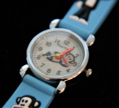 N0S child&#39;s Funky Monkey with Christmas gift quartz watch with blue 3-D ... - $14.85