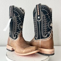 Lane RODEO HOUSTON Mens Cowboy Boots Size 11 Brown Leather Western Blunt... - $292.05