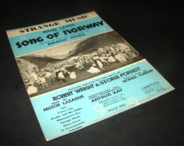 1960&#39;s Strange Music Antique Sheet Music Song Of Norway Chappell Wright/Forrest - £7.98 GBP