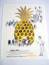 1958 Dole Ad Hawaiian Pineapple Company, Ltd. - £7.07 GBP