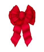 Holiday Trim 7372 11LP Velvet Bow for Decoration, Deluxe Red - $606.72 MXN