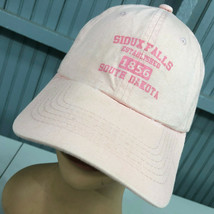 Sioux Falls South Dakota Light Pink Adjustable Baseball Cap Hat  - £10.95 GBP