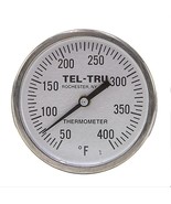 TELTRU 20100463 Bimetallic Industrial Thermometer 50-400° F GT200 Ser 1/... - $230.02 CAD