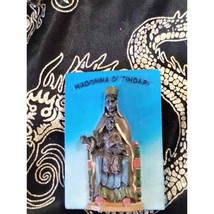 Beautiful vintage blue and gold mother Mary magnet - £14.32 GBP