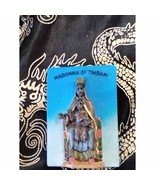 Beautiful vintage blue and gold mother Mary magnet - $332.45 MXN