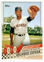 2020 Topps Decades Best #DB8 Orlando Cepeda San Francisco Giants - £0.70 GBP