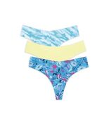 No Boundaries JRS No Show Blooms/Lime/Wash freecut thong panites 3pc siz... - €7,67 EUR