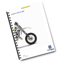 HUSQVARNA 2017 - TC 50 - OWNERS MANUAL - REPRINTED COMB BOUND - $24.97